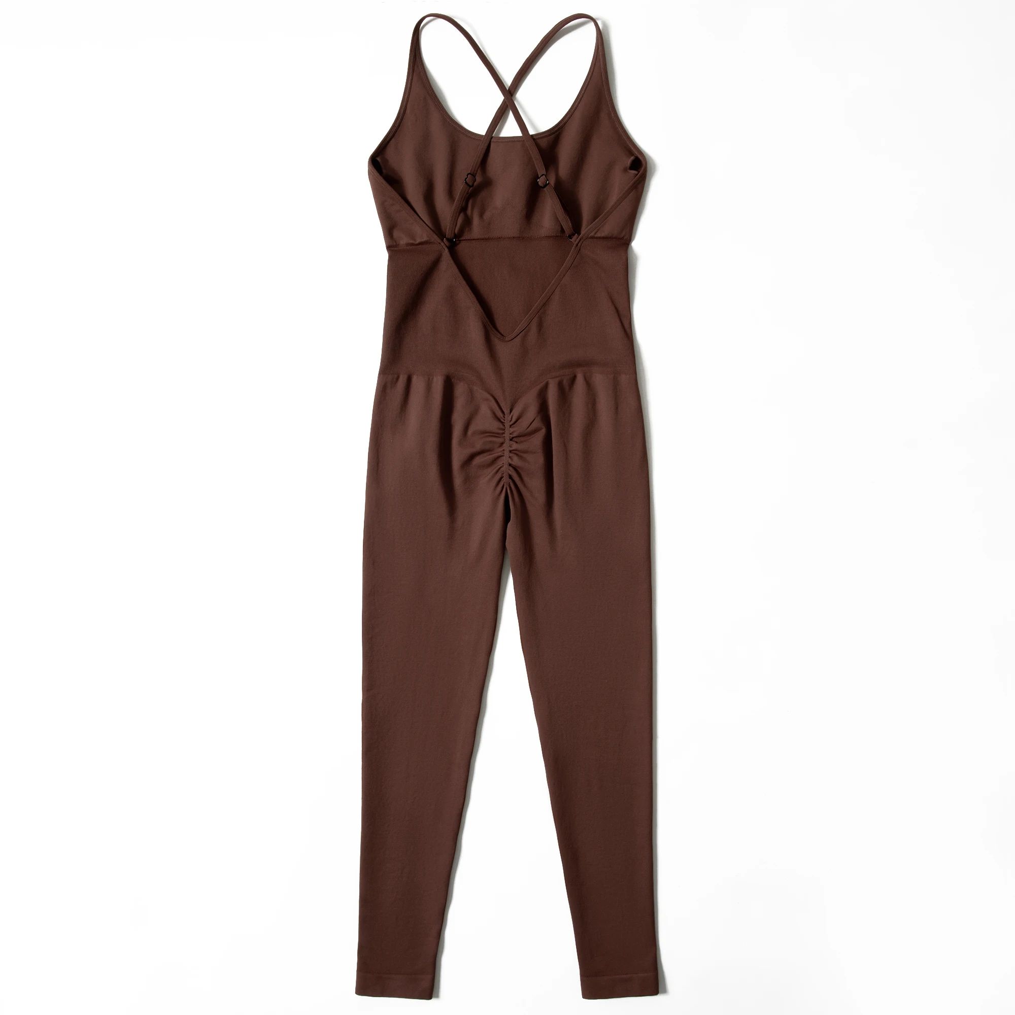 Women Strappy Backless One Piece Jumpsuits Tummy Control Shapewear Square Neck Padded Tracksuits Workout Rompers Jumpsuits Women Strappy Backless One Piece Jumpsuits Tummy Control Shapewear Square Neck Padded Tracksuits Workout Rompers Jumpsuits