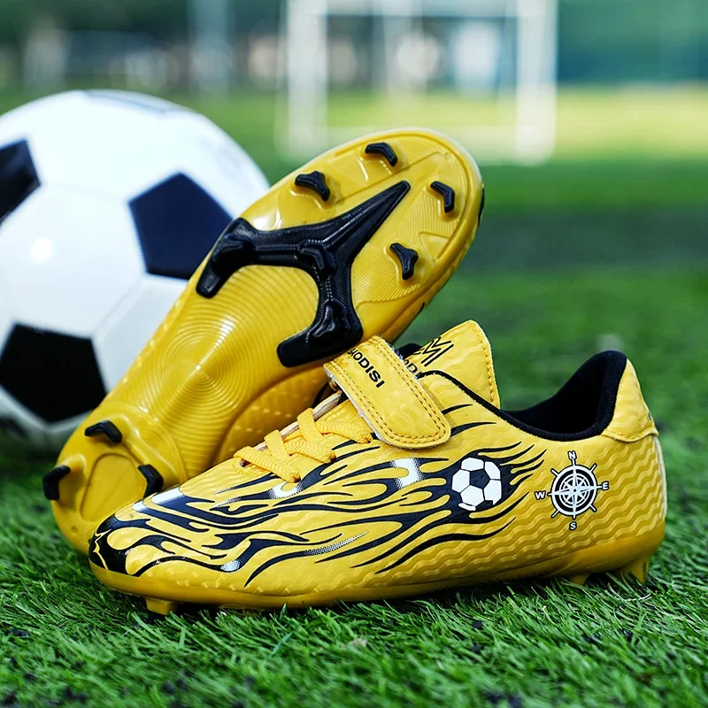 

Children Soccer Shoes Professional Training TF/AG Boots Men Soccer Cleats Sneakers Kids Turf Futsal Football Shoes for Boys Girl