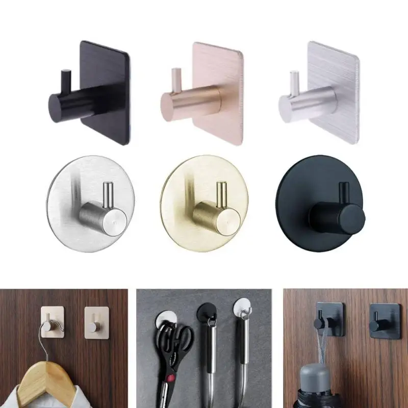 Stainless Steel Hooks For Hanging Adhesive Hook Rustproof Waterproof Towel Clothes Hanging Hanger Bathroom Home Accessories
Stainless Steel Hooks For Hanging Adhesive Hook Rustproof Waterproof Towel Clothes Hanging Hanger Bathroom Home Accessories