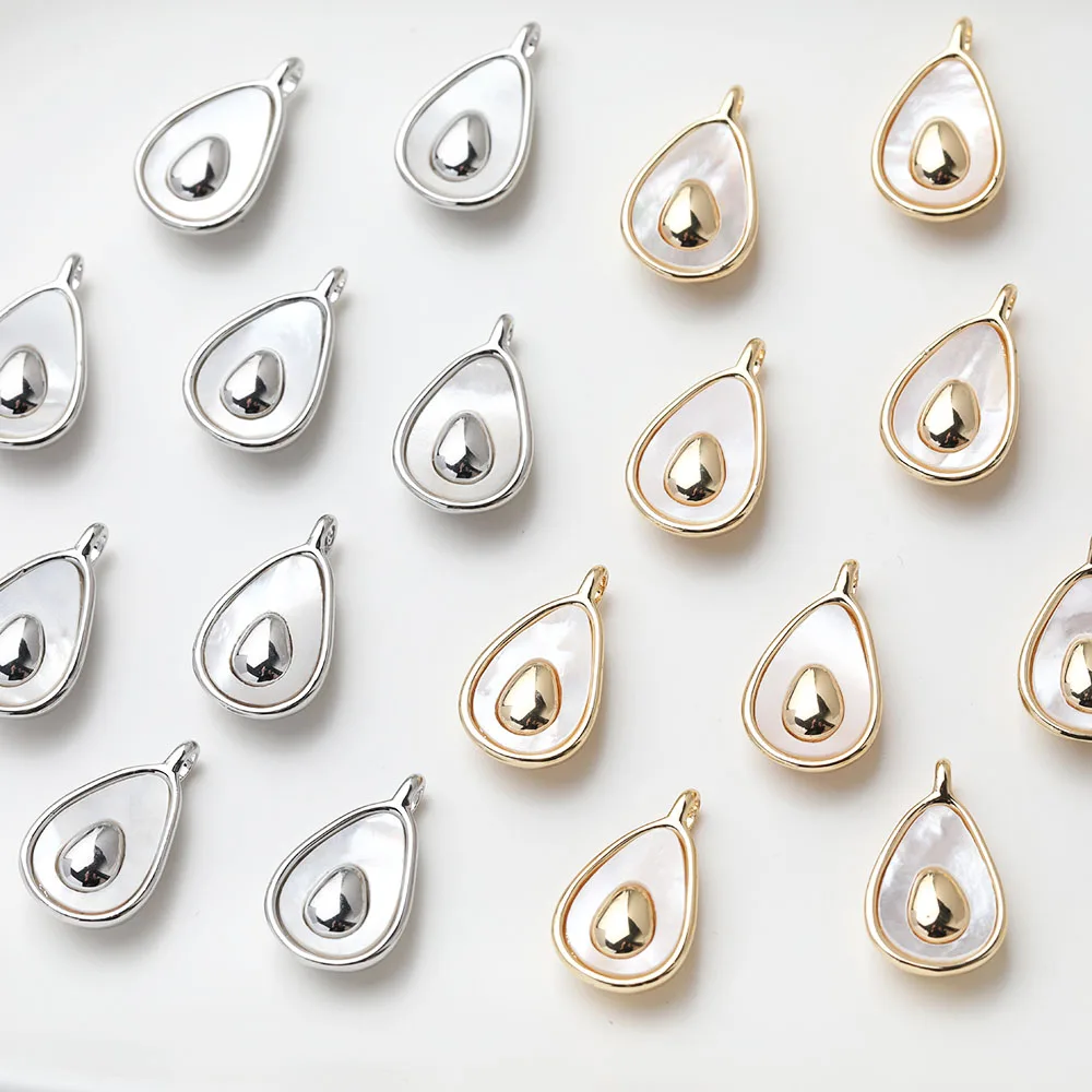 2PCS 14K Gold Plated Shell Pear Brass Pendant Jewelry Accessories DIY Making Supplies Findings
2PCS 14K Gold Plated Shell Pear Brass Pendant Jewelry Accessories DIY Making Supplies Findings