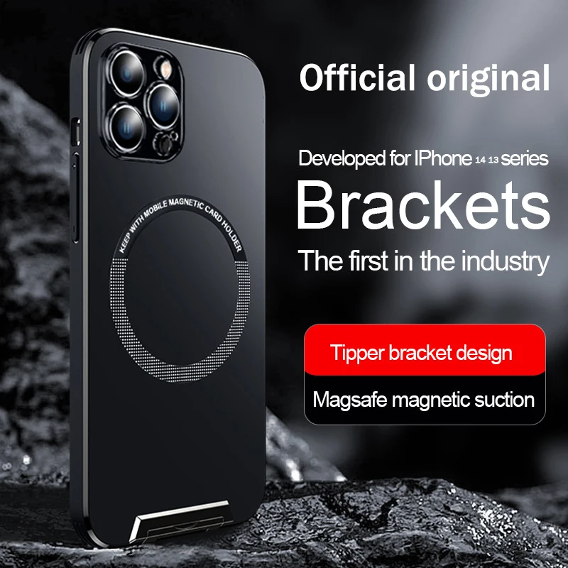 Чехол для телефона iPhone 14 Pro Max, металлический Невидимый кронштейн, подставка, задняя крышка для iPhone 13 Pro Max 14 Plus, Магнитный чехол Magsafe
Чехол для телефона iPhone 14 Pro Max, металлический Невидимый кронштейн, подставка, задняя крышка для iPhone 13 Pro Max 14 Plus, Магнитный чехол Magsafe