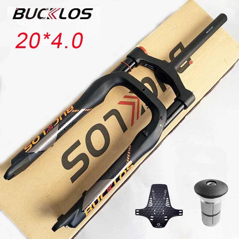BUCKLOS 20*4.0 Bicycle Fork 20inch Bike Fat Fork Snow Beach Bicycle Forks Air Suspension E-bike Forks for 4.0" Tire 9*135mm
BUCKLOS 20*4.0 Bicycle Fork 20inch Bike Fat Fork Snow Beach Bicycle Forks Air Suspension E-bike Forks for 4.0" Tire 9*135mm
