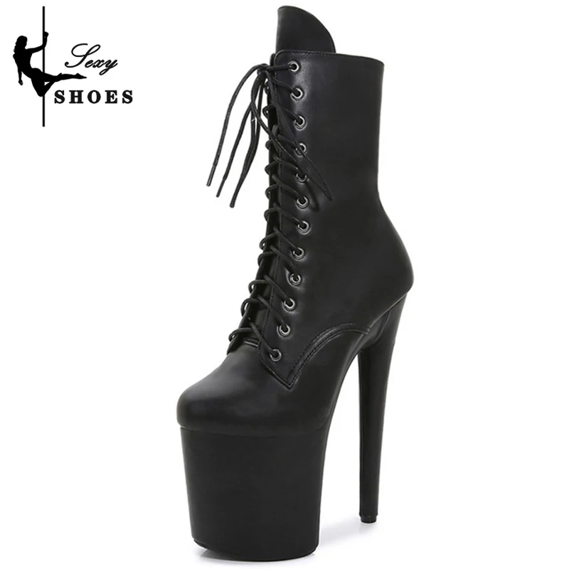Woman Boots Black Matte 20CM/8Inch High Heels Platform Zip Heels Pole Dancing Ankle Boots Sexy Stripper Female Boots Wholesale
Woman Boots Black Matte 20CM/8Inch High Heels Platform Zip Heels Pole Dancing Ankle Boots Sexy Stripper Female Boots Wholesale