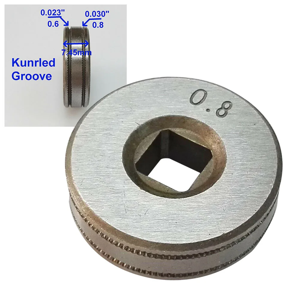 Mig Welding Wire Feeding Roll Knurl Groove Brings Long Life And Smooth Feeding 0.6 To 0.8mm Kunrle-Groove .023\"-.030\"
Mig Welding Wire Feeding Roll Knurl Groove Brings Long Life And Smooth Feeding 0.6 To 0.8mm Kunrle-Groove .023\"-.030\"