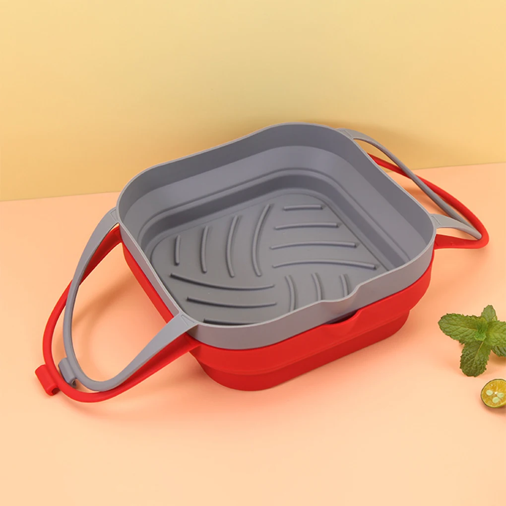 Поднос для жарки в духовке, Силиконовый поднос, коврик для жарки курицы, пиццы, безмасляная силиконовая сковорода, аксессуары для фритюрницы
Поднос для жарки в духовке, Силиконовый поднос, коврик для жарки курицы, пиццы, безмасляная силиконовая сковорода, аксессуары для фритюрницы