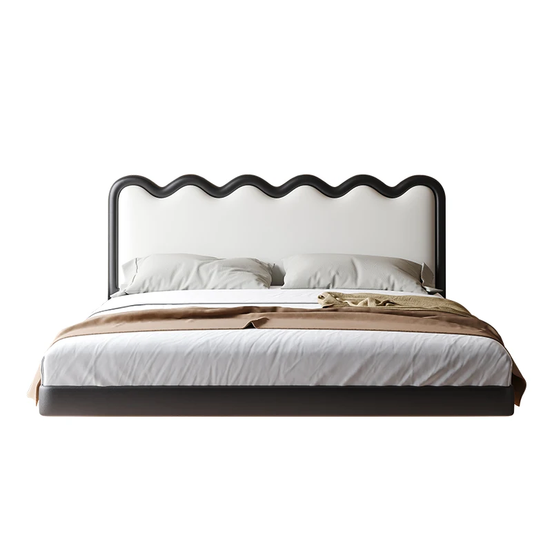 Кремовая подвесная кровать, современная кожаная кровать, кровать для хозяйской спальни, 1,8 дюймов, однотонная деревянная двуспальная кровать с окантовкой, ретро брачная кровать
Кремовая подвесная кровать, современная кожаная кровать, кровать для хозяйской спальни, 1,8 дюймов, однотонная деревянная двуспальная кровать с окантовкой, ретро брачная кровать