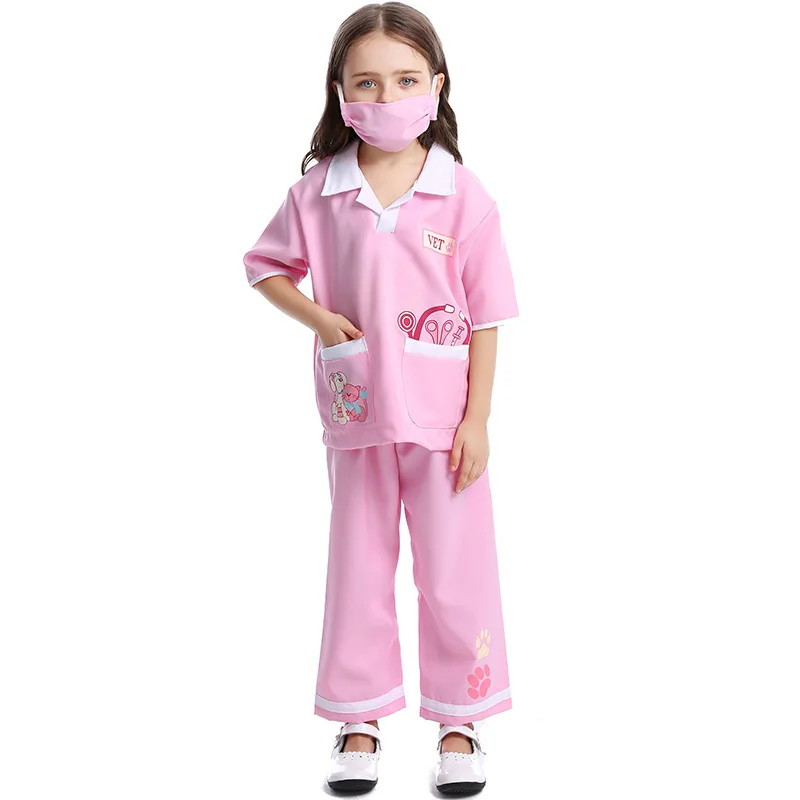 Kids Vet Doctor Suit Costumes Cosplay For Boys and Girls Kindergarten School Day Halloween Party Game Costume Fancy Dress
Kids Vet Doctor Suit Costumes Cosplay For Boys and Girls Kindergarten School Day Halloween Party Game Costume Fancy Dress