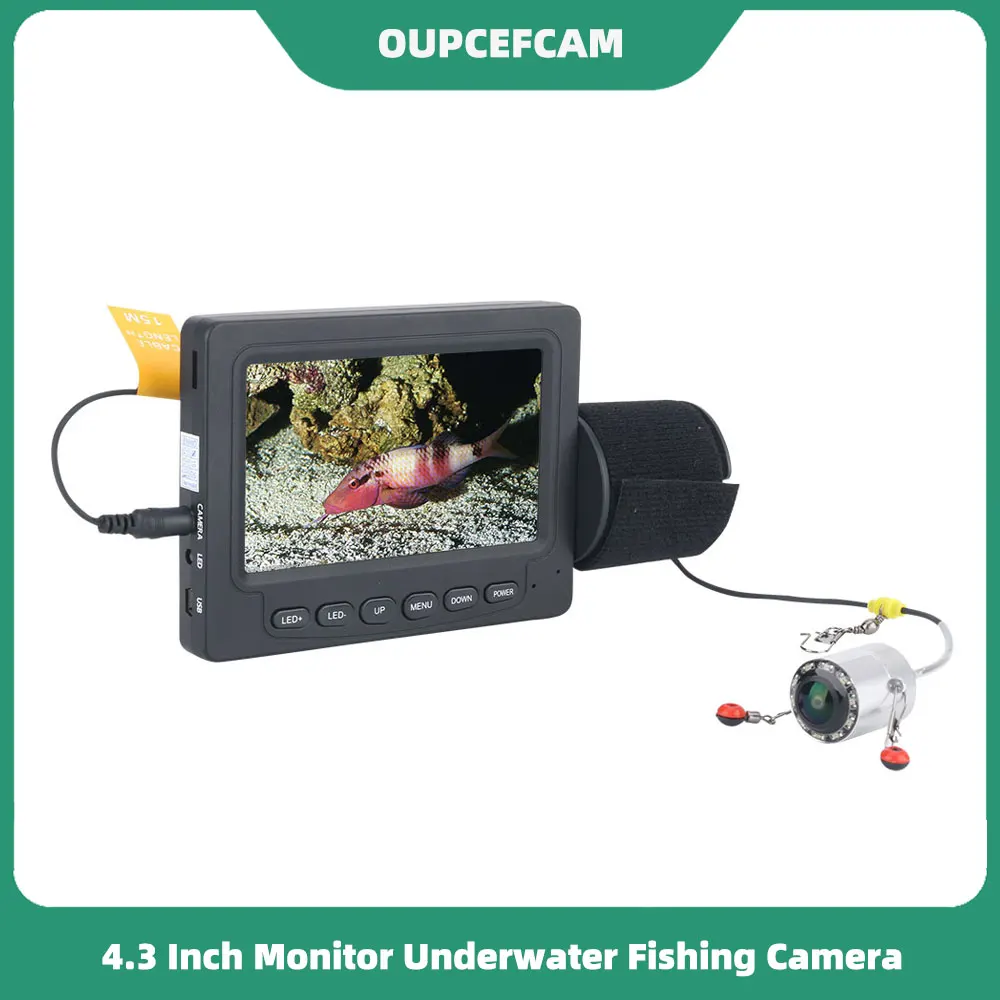 30M 1000TVL Fish Finder Underwater Fishing Camera 4.3 Inch Monitor 10PCS LED Night Vision 175 Degrees Camera For Fishing
30M 1000TVL Fish Finder Underwater Fishing Camera 4.3 Inch Monitor 10PCS LED Night Vision 175 Degrees Camera For Fishing