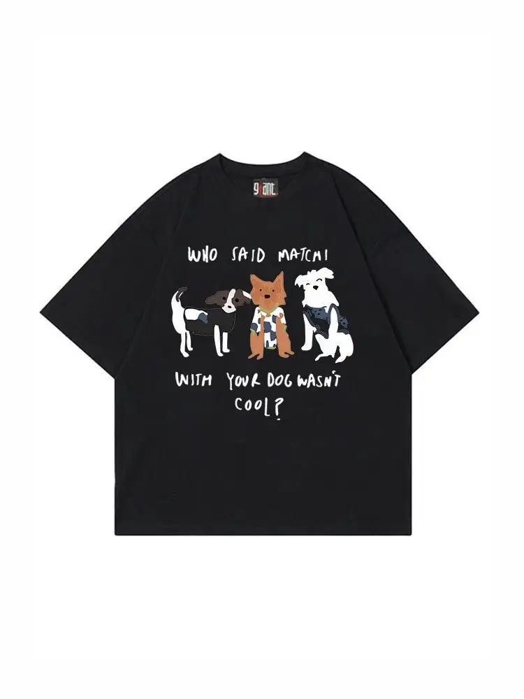 Fashionable american cute simplicity printed cartoon T shirt summer street y2k men women hip hop personalized sports T shirt top
Fashionable american cute simplicity printed cartoon T shirt summer street y2k men women hip hop personalized sports T shirt top