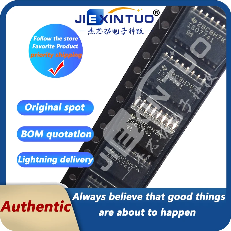 ISO7741DWR ISO7741 DGTL ISO 5000VRMS 4CH GP 16SOIC General Purpose Digital Isolator 5000Vrms 4 Channel 100Mbps 85kV/µs CMTI
ISO7741DWR ISO7741 DGTL ISO 5000VRMS 4CH GP 16SOIC General Purpose Digital Isolator 5000Vrms 4 Channel 100Mbps 85kV/µs CMTI