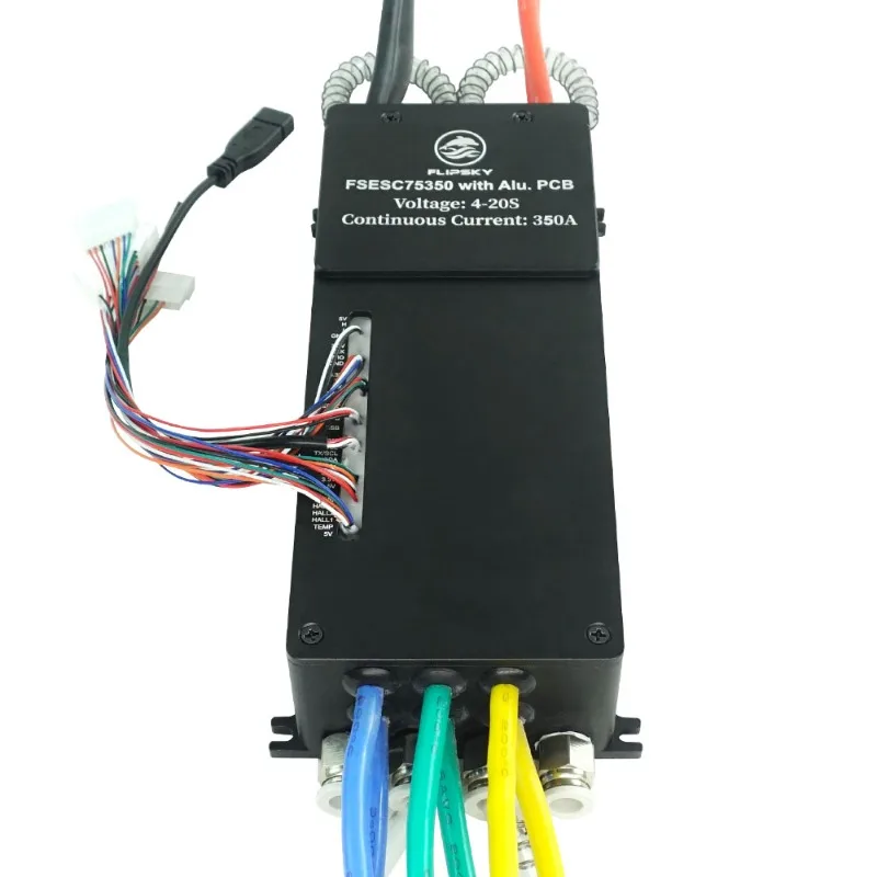 Flipsky FSESC 75350 84 в, а, высокоточный ESC-корпус на Vesc с алюминиевым зеркальным корпусом с водяным охлаждением для доски для серфинга, скейтборда
Flipsky FSESC 75350 84 в, а, высокоточный ESC-корпус на Vesc с алюминиевым зеркальным корпусом с водяным охлаждением для доски для серфинга, скейтборда