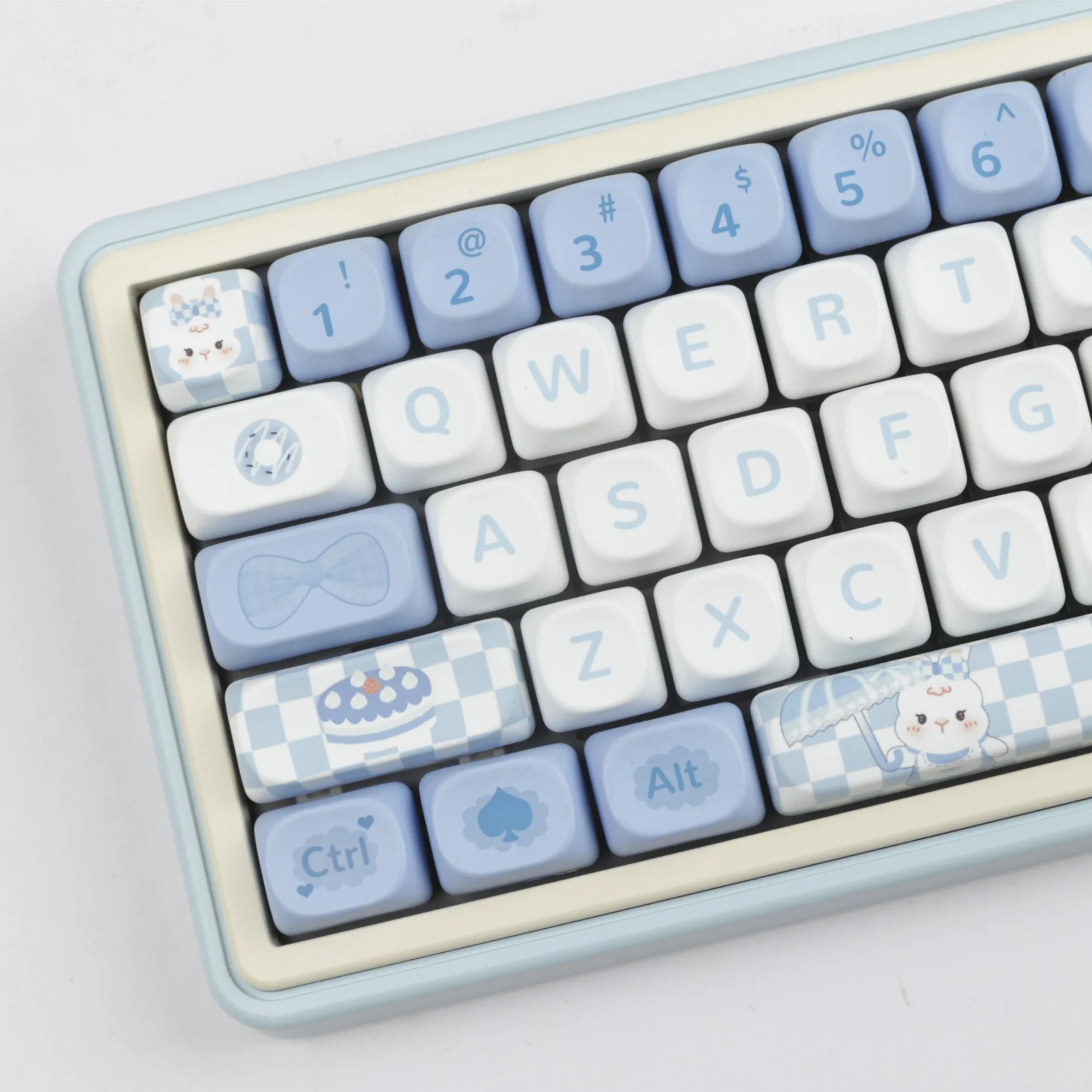 

Alice Keycaps MOA Profile Personalized Keycap for Mechanical Keyboard with ANSI US Layout for Mx Switch Mechanical Keyboard