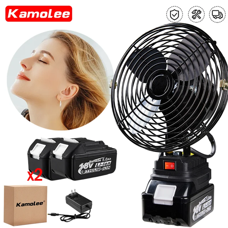 Mute Portable Kamolee Small Fan for Dormitory, Office And Bedroom Compatible With Makita18V Battery
Mute Portable Kamolee Small Fan for Dormitory, Office And Bedroom Compatible With Makita18V Battery