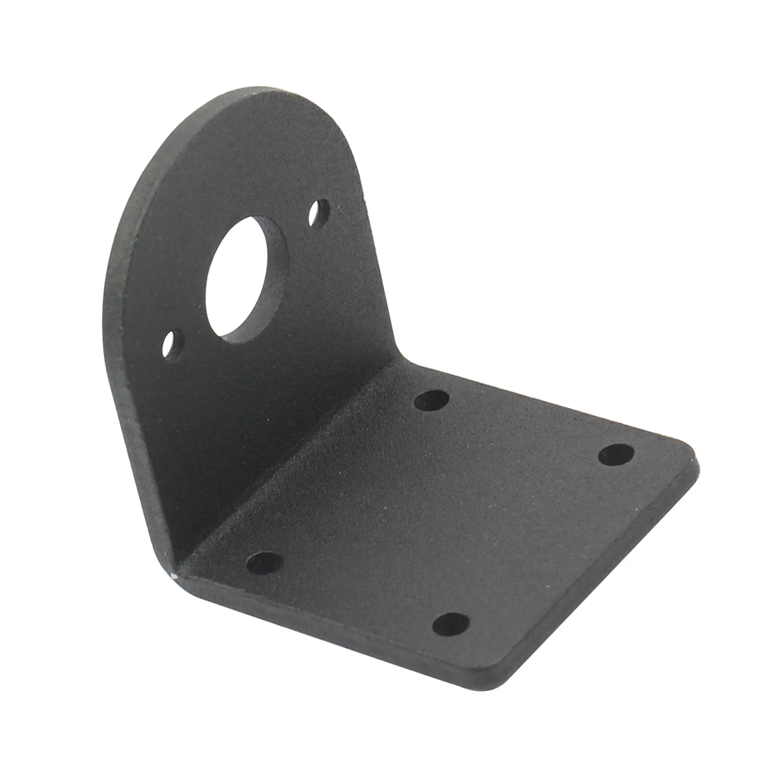 

555 Motor Bracket Mount for 550/545/555 DC Motor Black L-Shape Aluminum Alloy Fixed Support Mounting Bracket for RC Plane