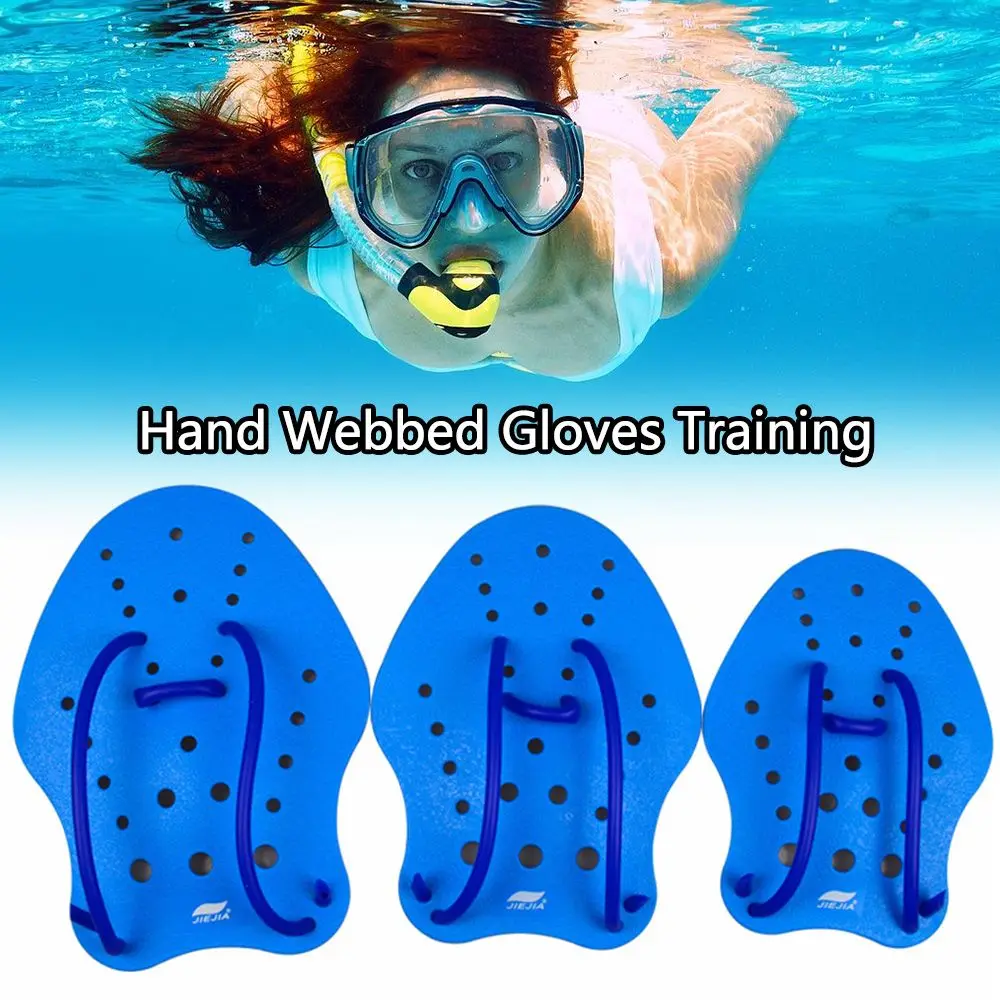 

Hand Webbed Gloves Training For Men Women Kids Diving Gloves Fin Flipper Learn Swimming Paddles Swimming Hand Paddles