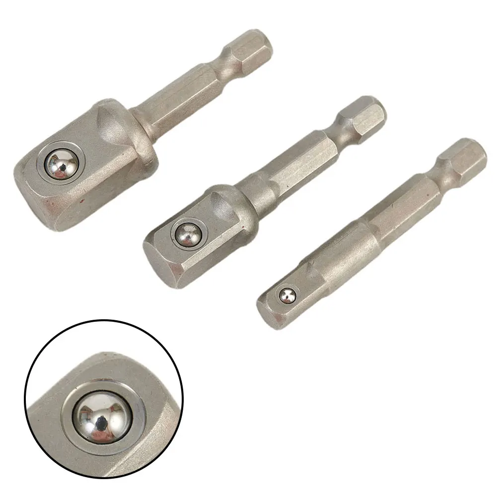 3Pc Socket Bit Adapter 1/4'' 3/8'' 1/2'' 50mm Hex Shank Drill Bit Chrome Vanadium Steel Extension Rod Heavy Duty Impact Driver
3Pc Socket Bit Adapter 1/4'' 3/8'' 1/2'' 50mm Hex Shank Drill Bit Chrome Vanadium Steel Extension Rod Heavy Duty Impact Driver