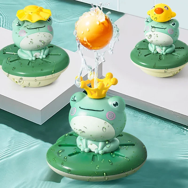 Bath Toys Electric Spray Water Floating Rotation Frog Sprinkler Shower Game For Children Kid Swimming Bathroom For Children Gift
Bath Toys Electric Spray Water Floating Rotation Frog Sprinkler Shower Game For Children Kid Swimming Bathroom For Children Gift