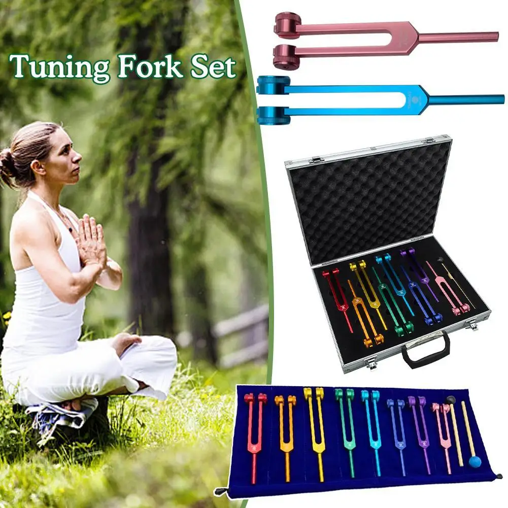 8 Colors Solfeggio Tuning Forks Set For Meditation Peaceful Mind Yoga Voice Therapy Stress Relief Tuning Multipurpose Teach Aids
8 Colors Solfeggio Tuning Forks Set For Meditation Peaceful Mind Yoga Voice Therapy Stress Relief Tuning Multipurpose Teach Aids