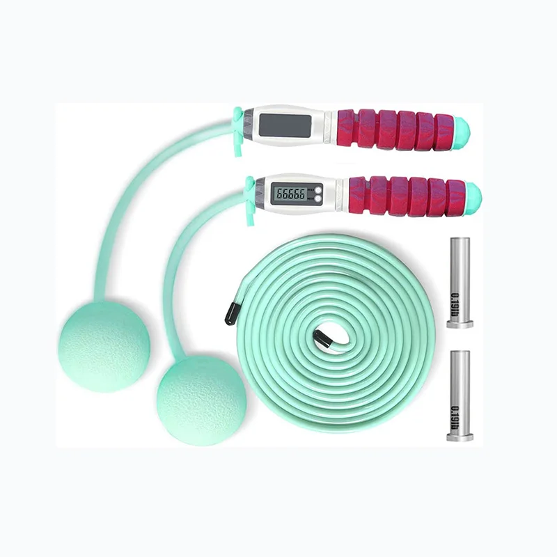 Jump Ropes Set Cordless Skipping Rope With Weights Replaceable Accessories Calorie Counter Fitness Training Weight Loss Fat Burn
Jump Ropes Set Cordless Skipping Rope With Weights Replaceable Accessories Calorie Counter Fitness Training Weight Loss Fat Burn