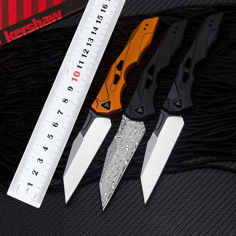 

Keshaw 7650 Pocket Folding Camping Knife CPM-154/Damascus Steel Blade Survival Hunting Tactical Fruit Knives Outdoor EDC Tools