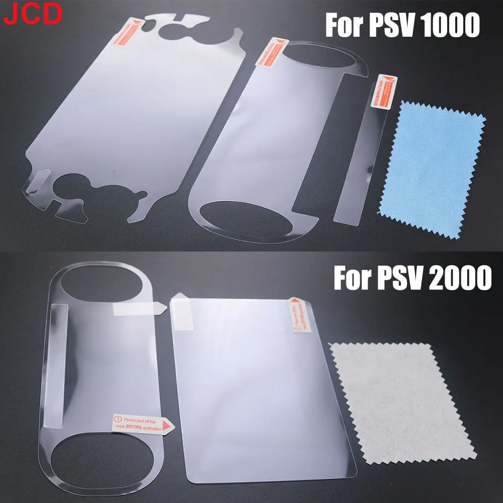 JCD 1pcs For PS Vita PSV 1000/2000 HD-Transparent Front and Back Screen Protector Film
JCD 1pcs For PS Vita PSV 1000/2000 HD-Transparent Front and Back Screen Protector Film