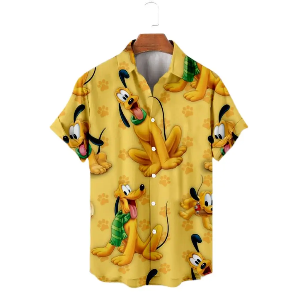 2022 Summer New Men's Casual Trend Fashion Cartoon Mickey Mouse Goofy Needle Harajuku Summer Top Men's Lapel Short Sleeve Shirt
2022 Summer New Men's Casual Trend Fashion Cartoon Mickey Mouse Goofy Needle Harajuku Summer Top Men's Lapel Short Sleeve Shirt