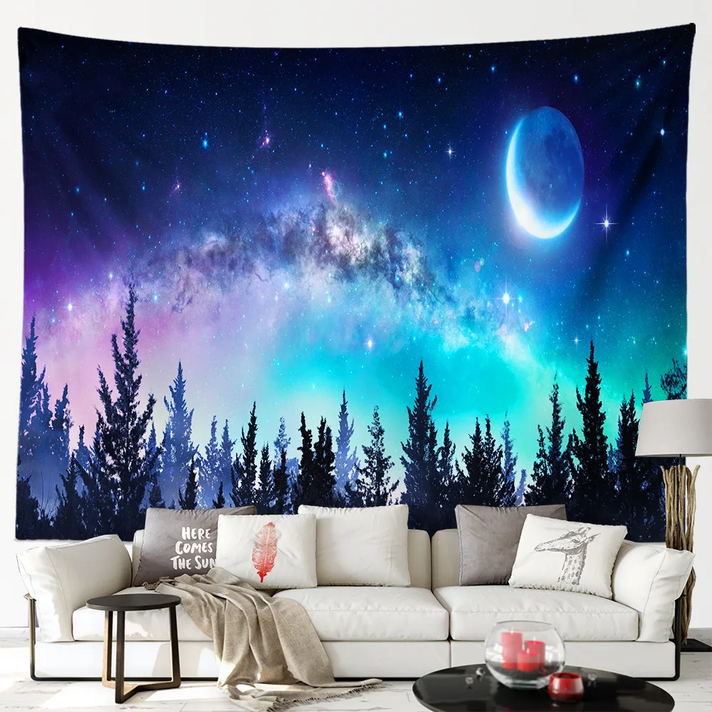 Natural Forest Tree Tapestry Dream Starry Sky Hanging Room Decor Landscape Tapestry Bedroom Living Room Decorations Aesthetics
Natural Forest Tree Tapestry Dream Starry Sky Hanging Room Decor Landscape Tapestry Bedroom Living Room Decorations Aesthetics