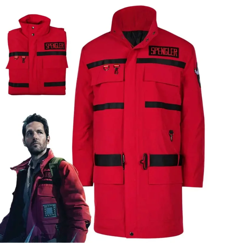Ghost Cosplay Busters 2 Cosplay Frozen Empire Grooberson Costume Red Coat for Men Women Outfits Halloween Carnival Disguise Suit
Ghost Cosplay Busters 2 Cosplay Frozen Empire Grooberson Costume Red Coat for Men Women Outfits Halloween Carnival Disguise Suit