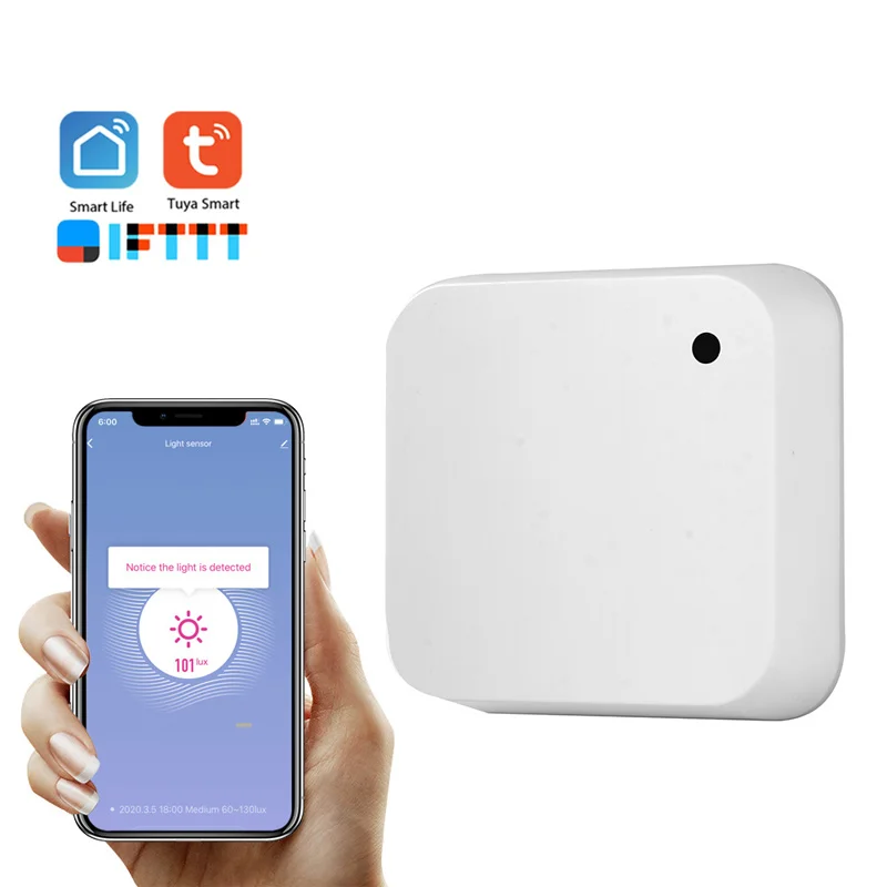 WiFi Light Sensor Brightness Detection Automatic Smart Linkage Devices Tuya Outdoor Battery Waterproof Intelligent Detector
WiFi Light Sensor Brightness Detection Automatic Smart Linkage Devices Tuya Outdoor Battery Waterproof Intelligent Detector