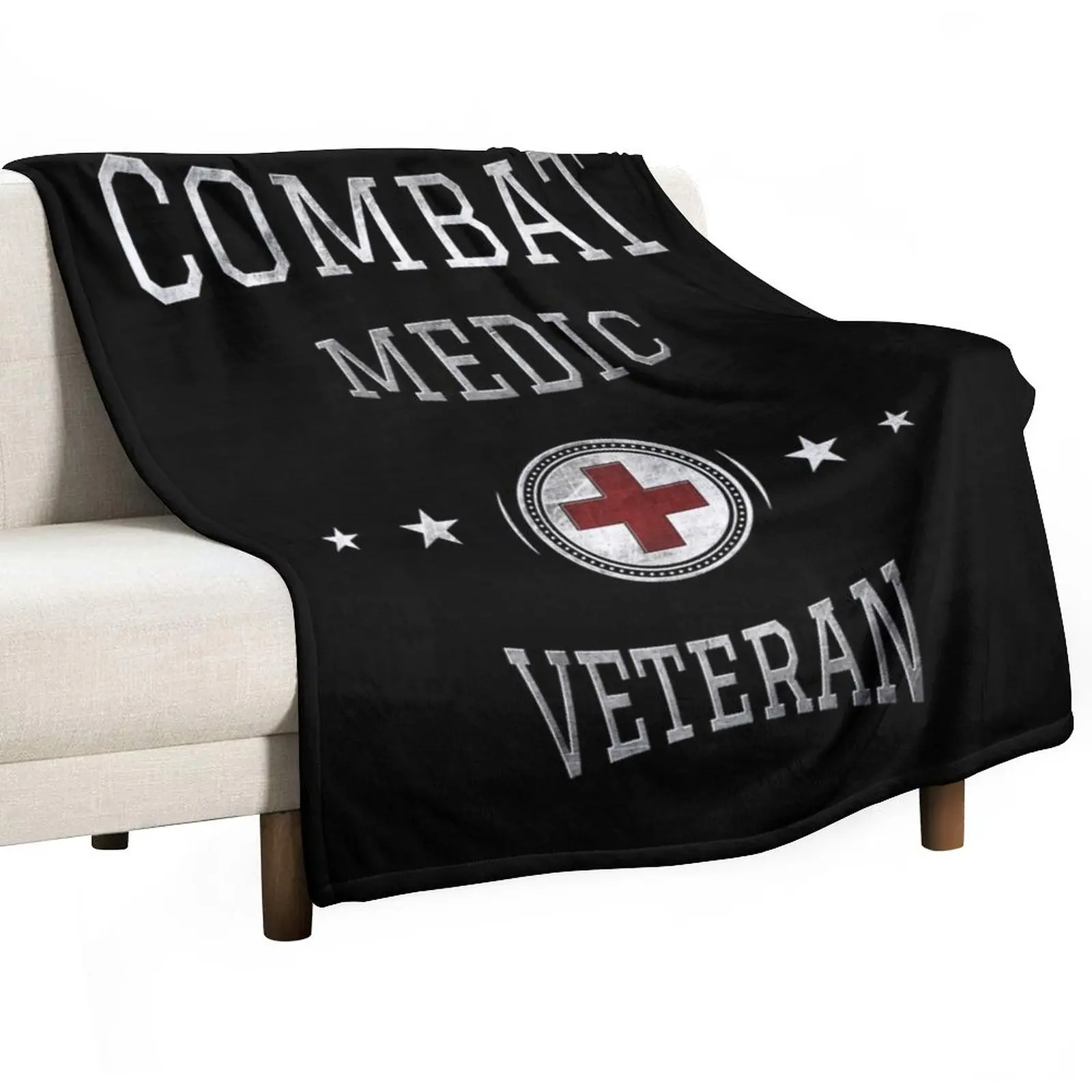 

Combat Medic Veteran Throw Blanket Decorative Sofa decorative Blankets