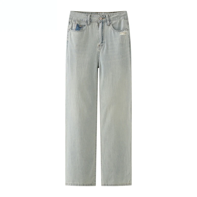 Women's Spring and Autumn Light Color Wide Leg Jeans Women's Thin 2023 New Small High Waist Design Feel Straight Leg Pants
Women's Spring and Autumn Light Color Wide Leg Jeans Women's Thin 2023 New Small High Waist Design Feel Straight Leg Pants