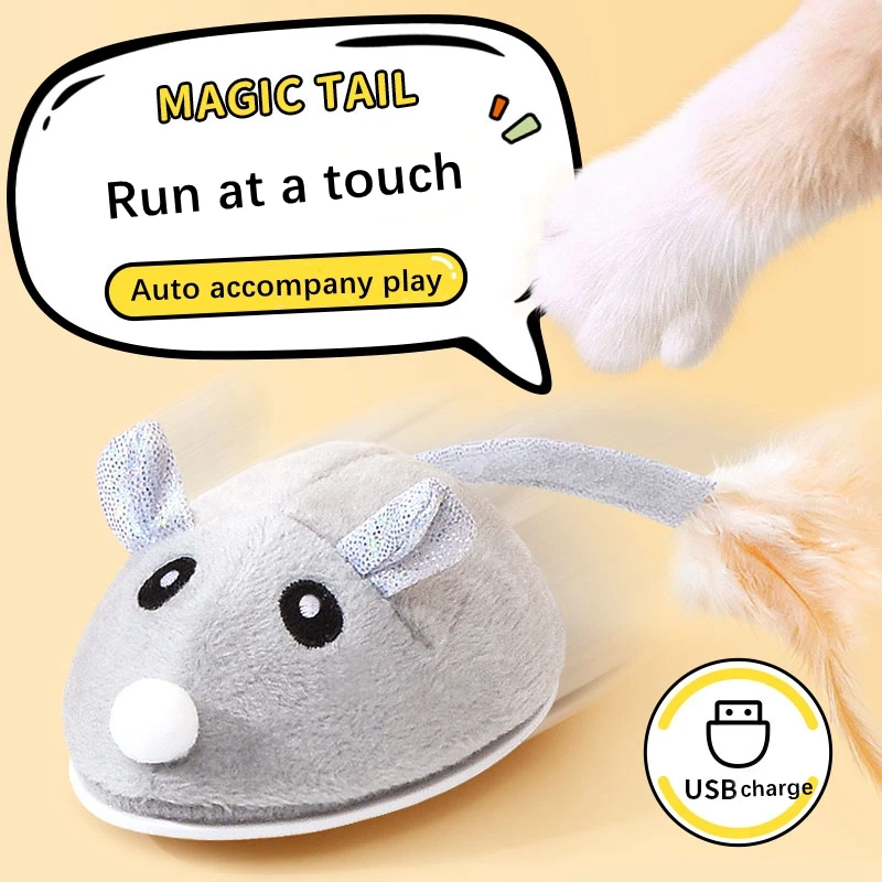 Cat toy mouse electric moving Pet Products Plush accessories cat toys interactive toy Charge with USB pet supplies automatic
Cat toy mouse electric moving Pet Products Plush accessories cat toys interactive toy Charge with USB pet supplies automatic