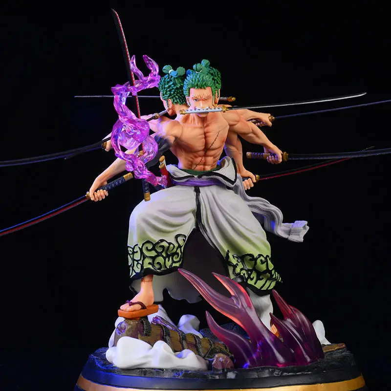 One Piece Anime Roronoa Zoro Ghost Qi Nine Knife Flow Asura Three-headed Six-arm Gk Pvc Action Figure Model Toys Christmas Gifts
One Piece Anime Roronoa Zoro Ghost Qi Nine Knife Flow Asura Three-headed Six-arm Gk Pvc Action Figure Model Toys Christmas Gifts