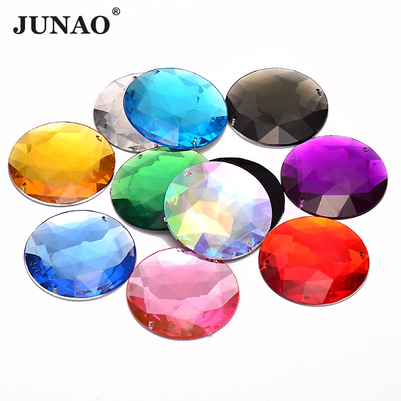 JUNAO 5Pcs 52mm Large Size Sewing Acrylic Rhinestones Appliques Flatback Cabochons Strass For Clothes Jewelry Making Crafts
JUNAO 5Pcs 52mm Large Size Sewing Acrylic Rhinestones Appliques Flatback Cabochons Strass For Clothes Jewelry Making Crafts