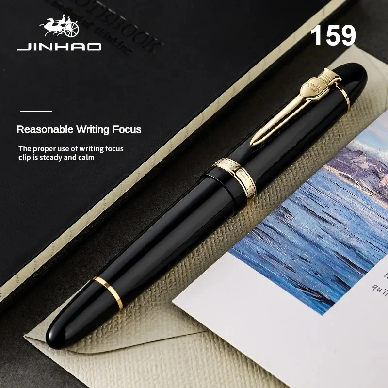 

Jinhao 159 Fountain Pen High Quality Metal Luxury Executive Pens Fine Nib Office School Useful Writing Supplies Stationery