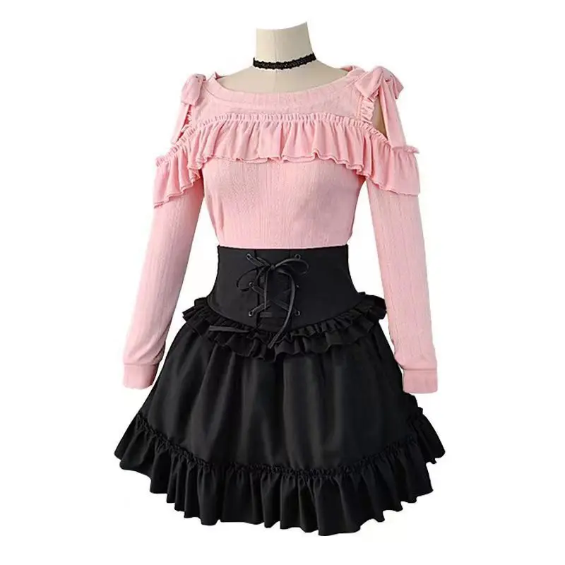 Game Project Sekai Colorful Stage! Shinonome Ena Cosplay Costume Wig Women Cute Party Pink Suit Top Skirts Halloween Uniforms
Game Project Sekai Colorful Stage! Shinonome Ena Cosplay Costume Wig Women Cute Party Pink Suit Top Skirts Halloween Uniforms