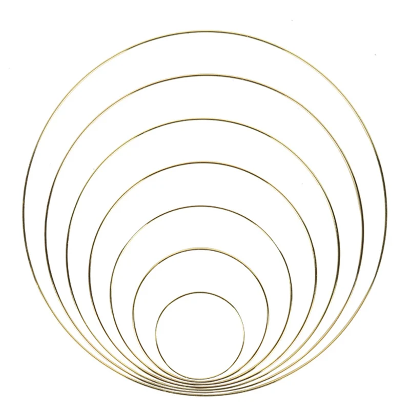 10-40cm Gold Metal Catcher Round Hoop Ring Wedding DIY wreath Crafts Durable Embroidery Handmade Hoop Home Decor Accessories
10-40cm Gold Metal Catcher Round Hoop Ring Wedding DIY wreath Crafts Durable Embroidery Handmade Hoop Home Decor Accessories