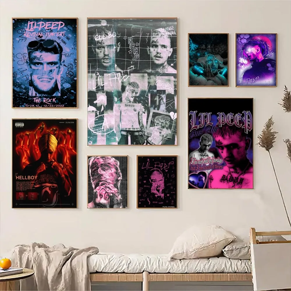 L-Lil P-Peep Hot Singer Vintage Posters Sticky Whitepaper Sticker DIY Room Bar Cafe Room Wall Decor
L-Lil P-Peep Hot Singer Vintage Posters Sticky Whitepaper Sticker DIY Room Bar Cafe Room Wall Decor