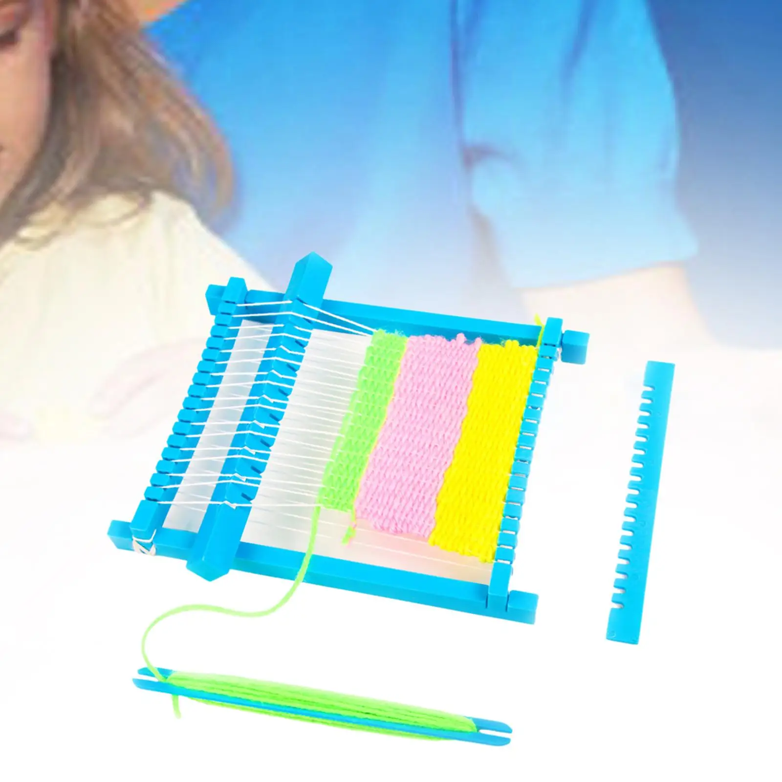 Weaving Loom Handmade Craft Multifunctional Educational with Accs Creative Scarf Knitting Frame Yarn Tapestry for Children Kids
Weaving Loom Handmade Craft Multifunctional Educational with Accs Creative Scarf Knitting Frame Yarn Tapestry for Children Kids