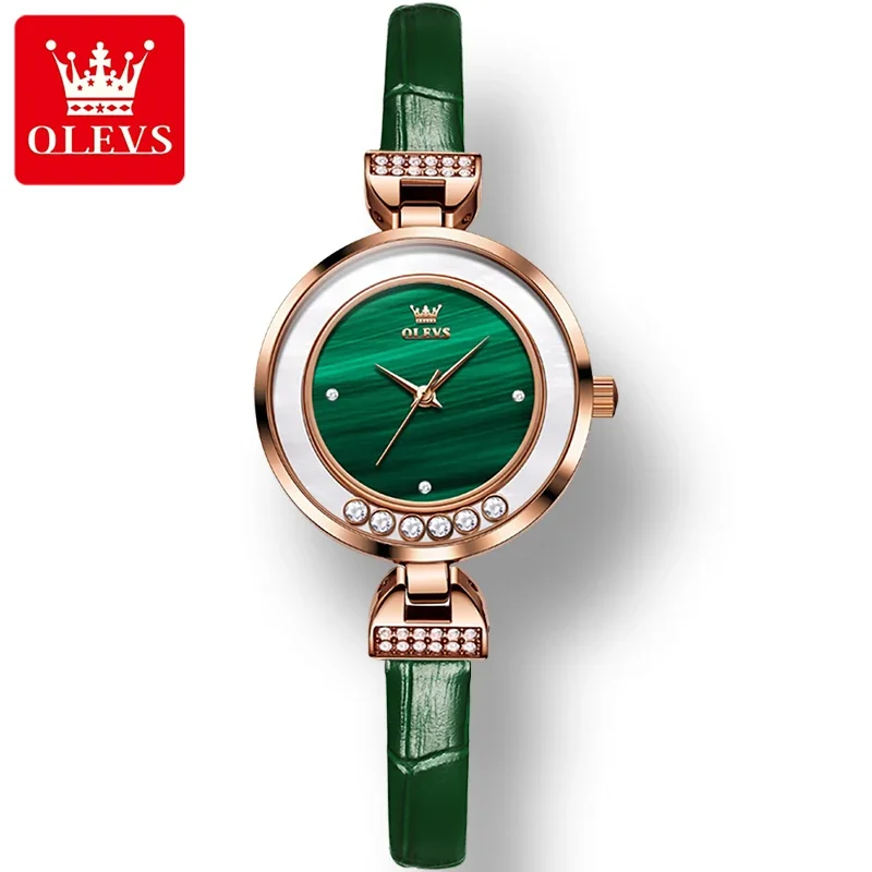 

OLEVS 5540 Stainless Steel Strap Fashion Watch For Women, Quartz Luxury Creative Waterproof Women Wristwatches