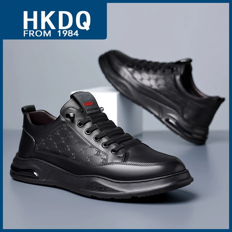 HKDQ Fashion Black Printing Leather Shoes Men High Quality Handwork Men's Business Casual Shoes Breathable Non-slip Men's Shoes
HKDQ Fashion Black Printing Leather Shoes Men High Quality Handwork Men's Business Casual Shoes Breathable Non-slip Men's Shoes