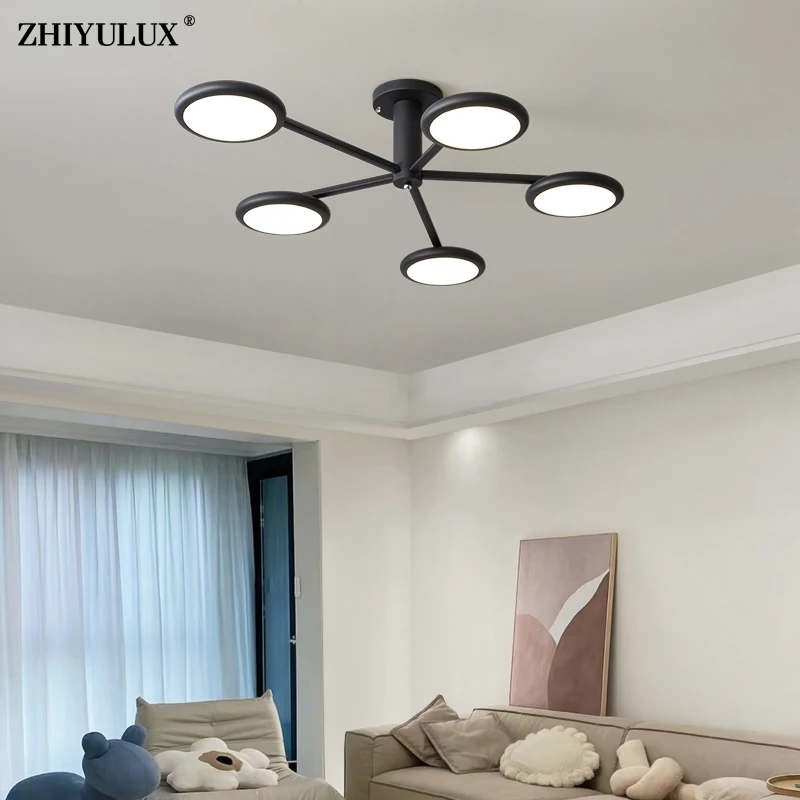 Simple Black White Home New Modern LED Chandelier Lights Living Dining Room Bedroom Flats Hall Hallway Bar Lamps Indoor Lighting
Simple Black White Home New Modern LED Chandelier Lights Living Dining Room Bedroom Flats Hall Hallway Bar Lamps Indoor Lighting