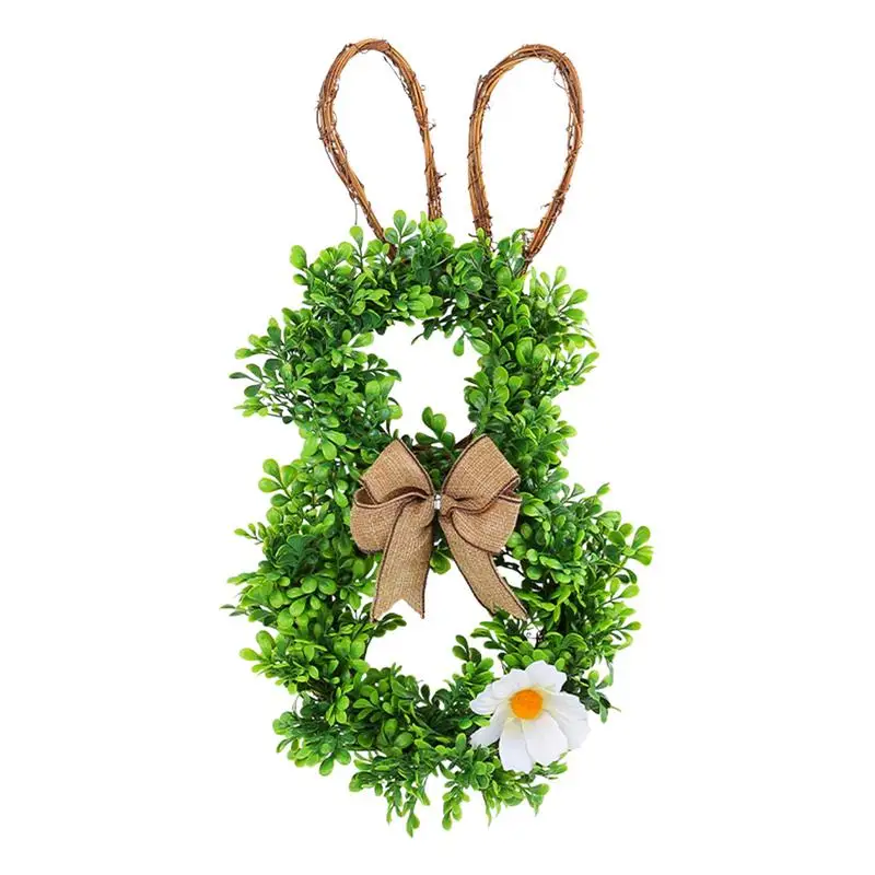 handmade Easter Bunny Wreath rabitt shape DIY Folded Natural Rattan Easter Spring Garland For Front Door decoration wall
handmade Easter Bunny Wreath rabitt shape DIY Folded Natural Rattan Easter Spring Garland For Front Door decoration wall