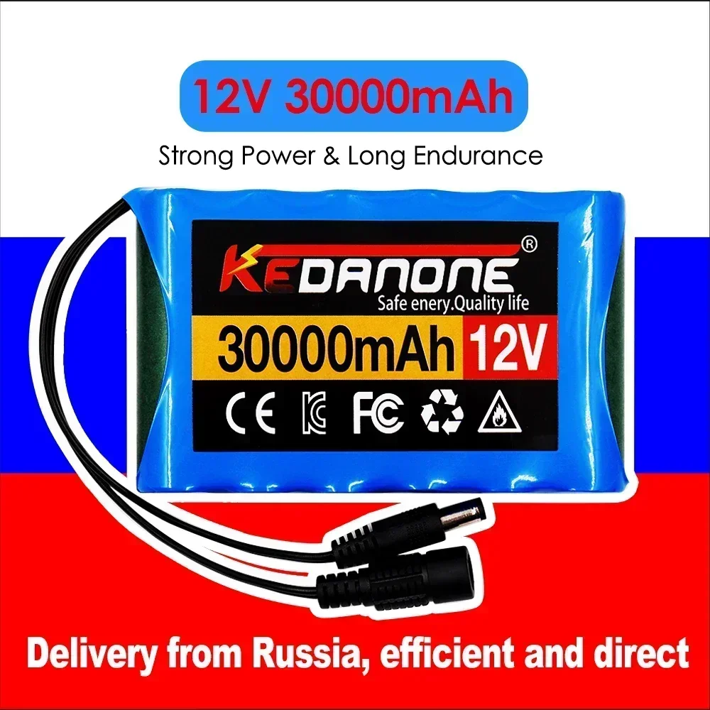 Original 18650 3S2P 12V 30000mah DC 12.6V 30Ah Rechargeable Li-Ion Battery CCTV Camera Monitor Replacement Battery Pack+ Charger
Original 18650 3S2P 12V 30000mah DC 12.6V 30Ah Rechargeable Li-Ion Battery CCTV Camera Monitor Replacement Battery Pack+ Charger