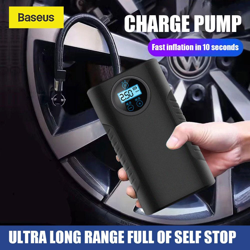 Baseus New Car Air Pumps Wireless Portable Car Air Compressor For Tires Inflator for Motorcycles Bicycle Balls Tyre Inflato
Baseus New Car Air Pumps Wireless Portable Car Air Compressor For Tires Inflator for Motorcycles Bicycle Balls Tyre Inflato