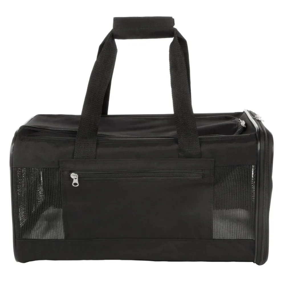 TrustyPup Easy Explorer Medium Guaranteed On-Board Travel Pet Carrier, Black, 16 lb Limit
TrustyPup Easy Explorer Medium Guaranteed On-Board Travel Pet Carrier, Black, 16 lb Limit