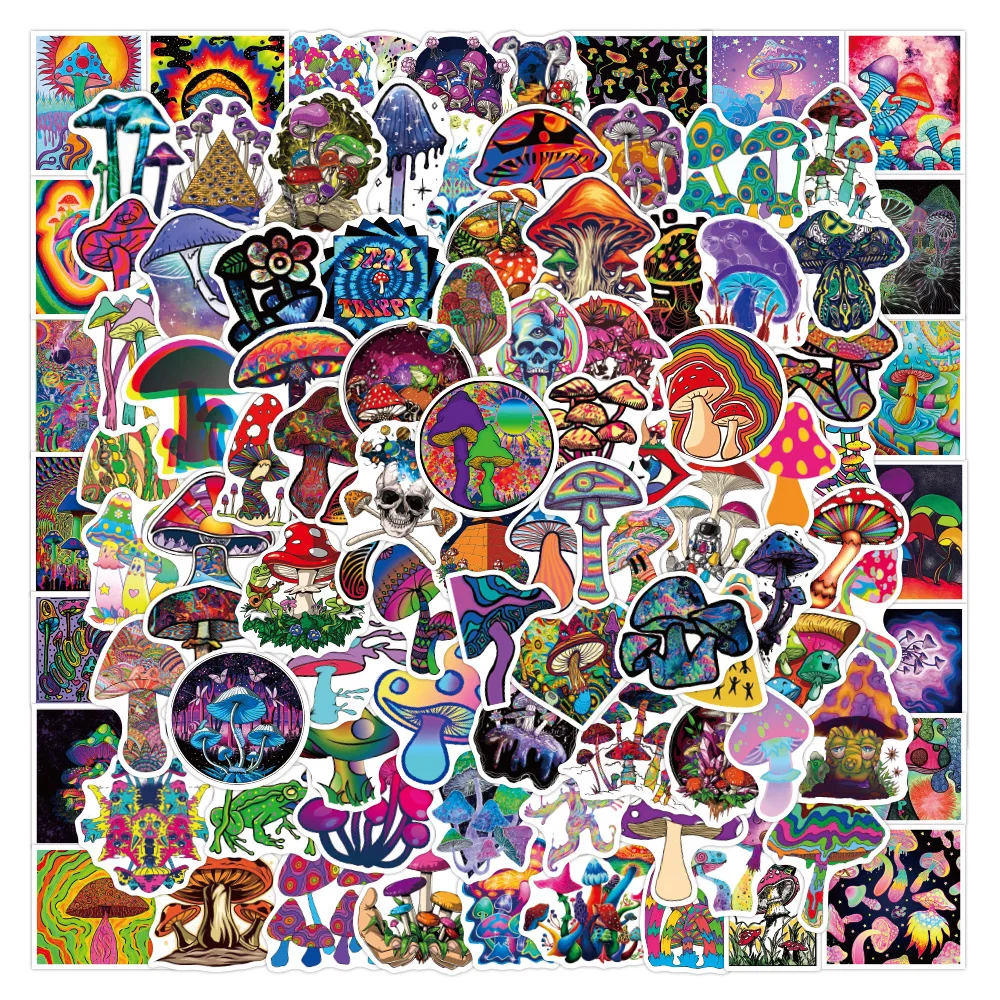 10/30/50PCS Hippie Trippy Mushroom Psychedelic Graffiti Art Sticker For Laptop Guitar Kids Toy PVC Kawaii Sticker Wholesale
10/30/50PCS Hippie Trippy Mushroom Psychedelic Graffiti Art Sticker For Laptop Guitar Kids Toy PVC Kawaii Sticker Wholesale