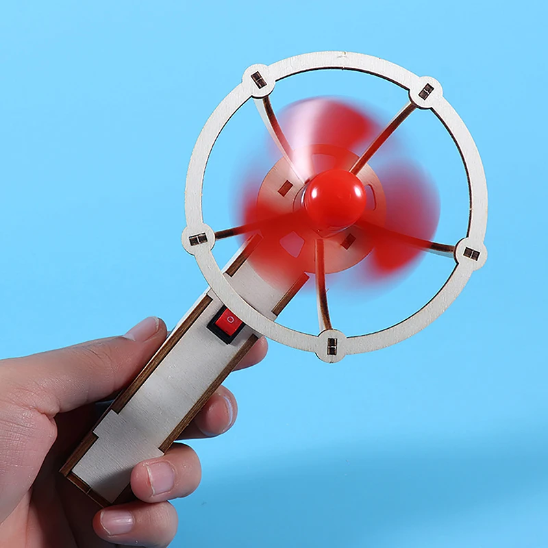 

Креативная ручная модель электрического вентилятора «сделай сам», Детская научная игрушка, забавные Обучающие Развивающие игрушки для детей