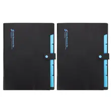2Pcs Multi-layer File Storage Bags Accordion File Folders Button Design Accordion Bags
2Pcs Multi-layer File Storage Bags Accordion File Folders Button Design Accordion Bags