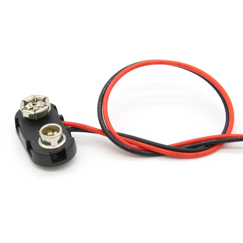 400pcs 9V Battery Snap Hard Shell DC on Strap Holder Clips ConnectorsT Type Buckle 15cm Lead Wire Cable Butt Plug
400pcs 9V Battery Snap Hard Shell DC on Strap Holder Clips ConnectorsT Type Buckle 15cm Lead Wire Cable Butt Plug